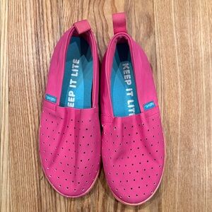 Native keep it light Kids Pink Slip-On Shoes